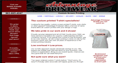 Desktop Screenshot of advantageprintwear.com